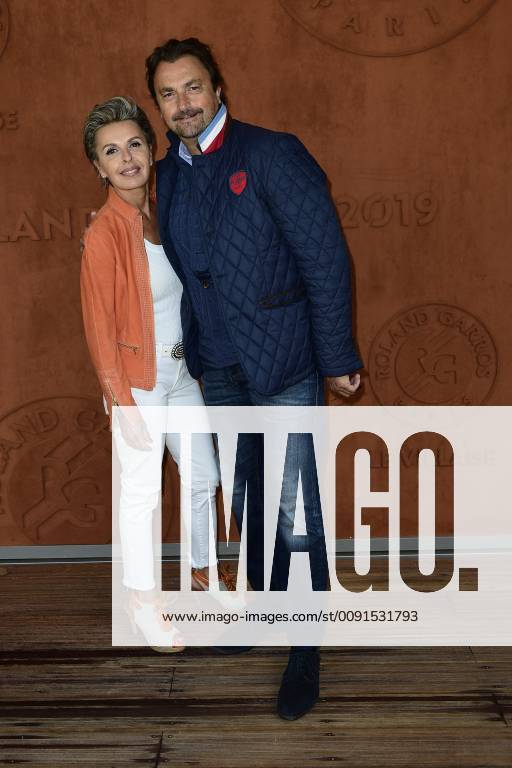 Henri Leconte et sa femme Maia Leconte Valero CELEBRITES : Arrivees au ...