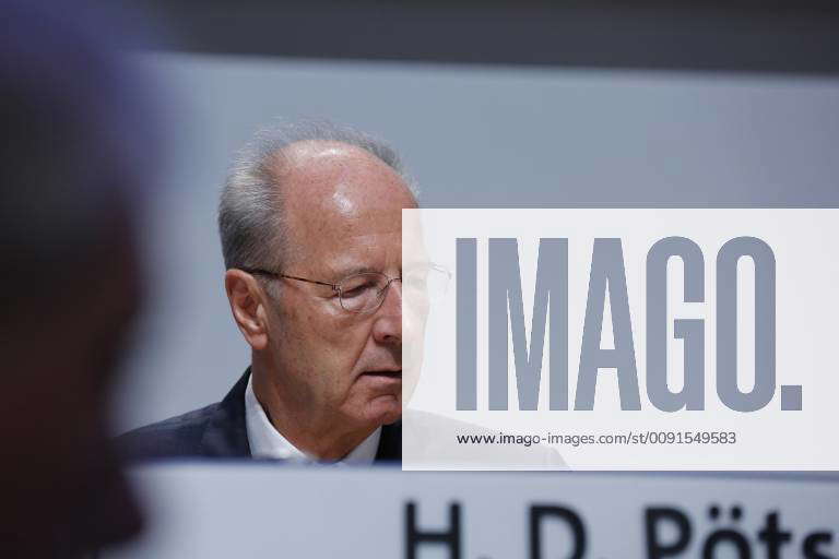 Hans Dieter Pötsch Chairman of the Supervisory Board VW AG speaks at ...