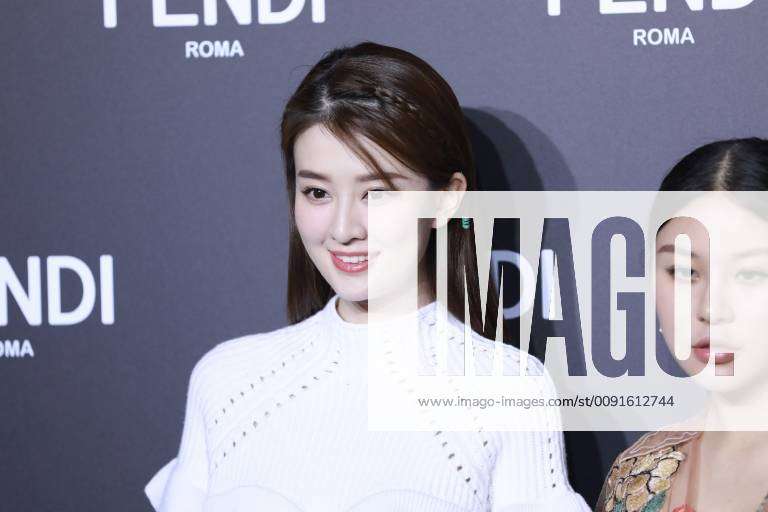 Chinese Actress Qiao Xin Also Known Bridgette Qiao Attends Fendi
