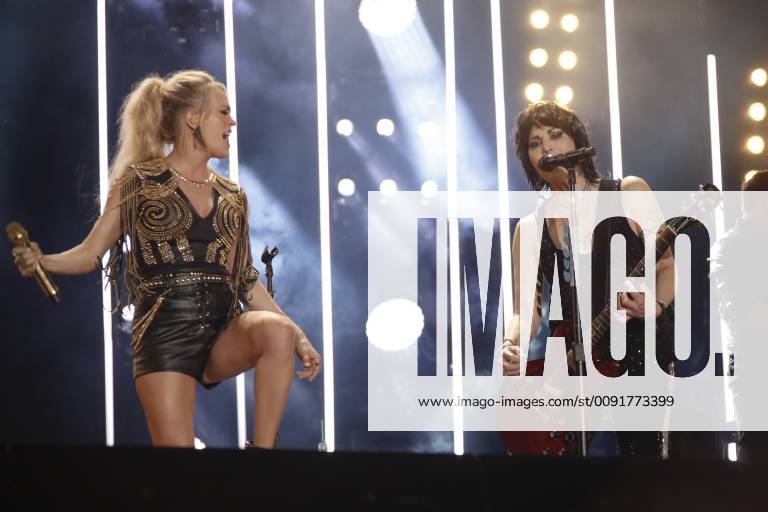 07 June 2019 - Nashville, Tennessee - Joan Jett. Carrie Underwood. 2019 ...