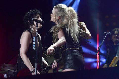 07 June 2019 - Nashville, Tennessee - Joan Jett. Carrie Underwood. 2019 ...