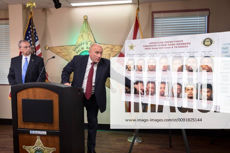 June 12, 2019 - West Palm Beach, Florida, U.S. - PBSO Sheriff Ric ...