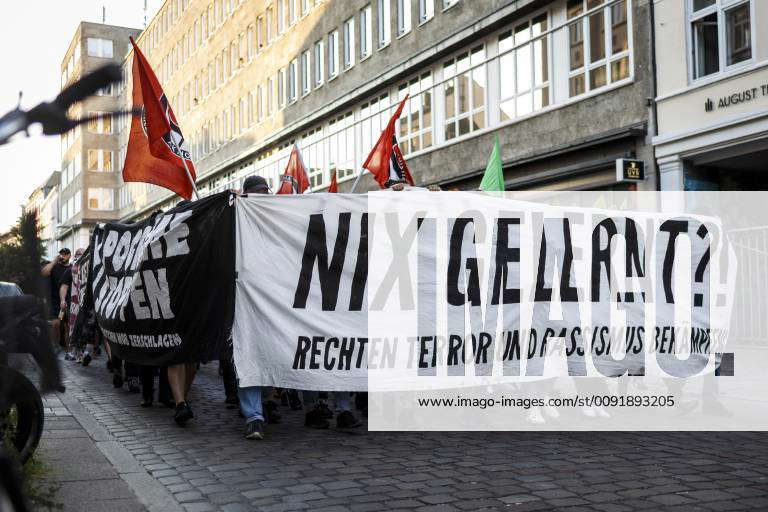 Demonstration against right-wing terror in Hamburg On 17 June 2019 ...