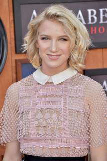 Courtney Miller at the world premiere of the feature film Annabelle