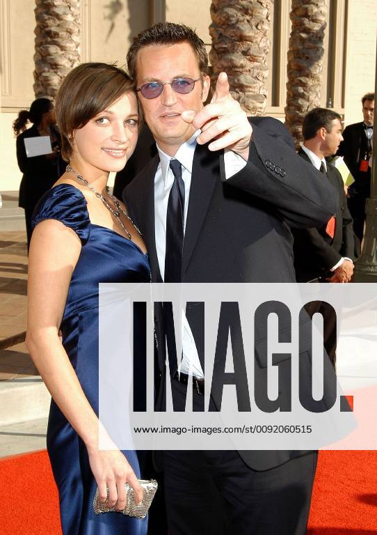 Matthew Perry & Rachel Dunn at the 2004 Primetime Emmy Creative Arts ...