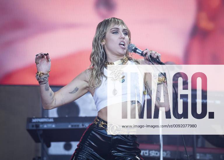 Glastonbury Festival 2019 - Day 5 Miley Cyrus performs live on the ...