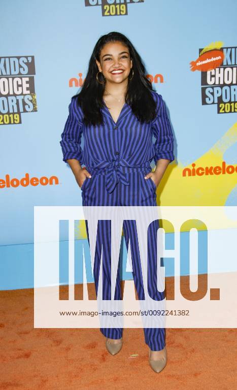 SANTA MONICA, CA - JULY 11: Laurie Hernandez arrives at the Nickelodeon