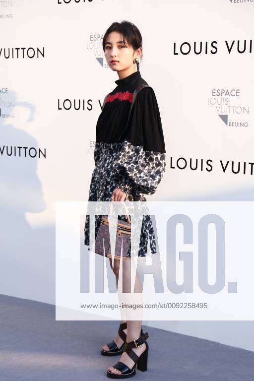 Chinese actress Zhang Zifeng attends a prmotional event for LOUIS