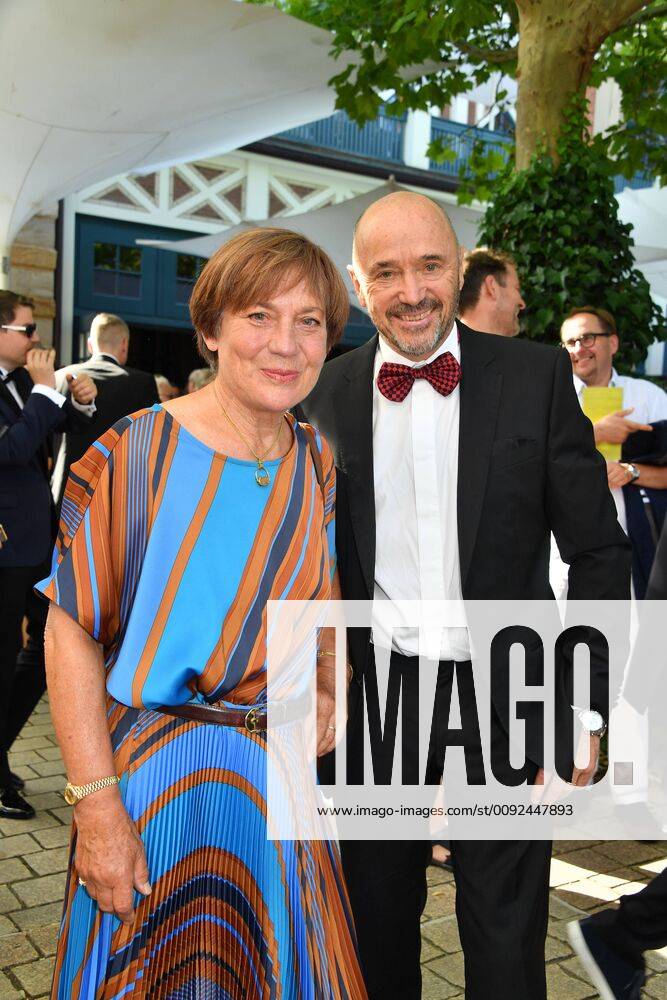 Christian Neureuther with wife Rosi Mittermaier Opening of the Bayreuth ...