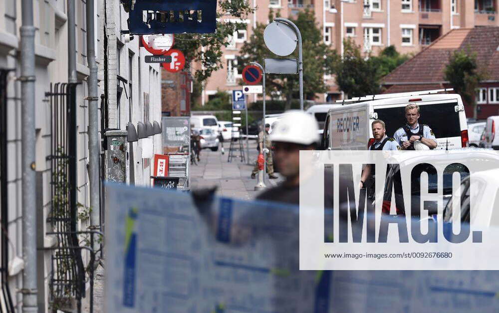 Detention After An Explosion At The Local Police Station On Hermodsgade On Noerrebro In Copenhagen 