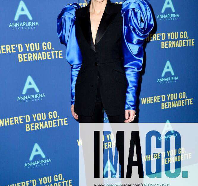 Cate Blanchett arriving at the screening of Whered You Go Bernadette in