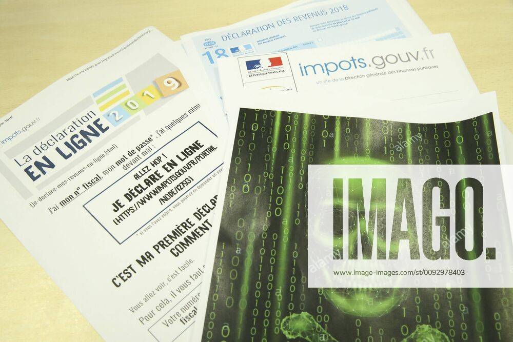Illustration feuille d imposition imposition en ligne News Impots