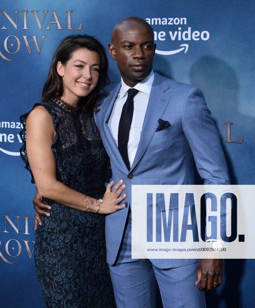 Cast member David Gyasi and his wife Emma Gyasi attend the premiere of the  motion picture