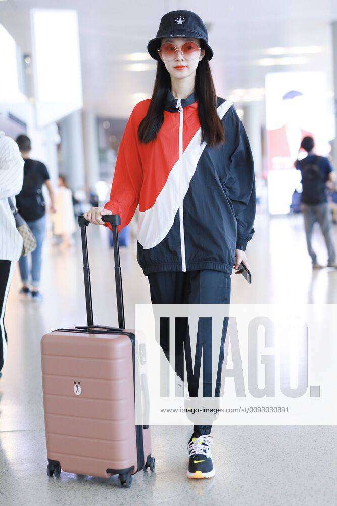 Chinese actress Song Yi arrives at the Beijing Capital International ...