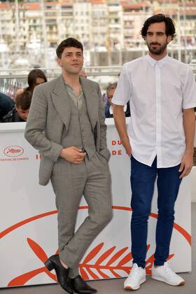 Xavier Dolan and Gabriel d'Almeida Freitas attending the Matthias