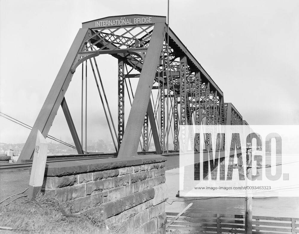 International Bridge, Buffalo, New York, USA, Detroit Publishing Company