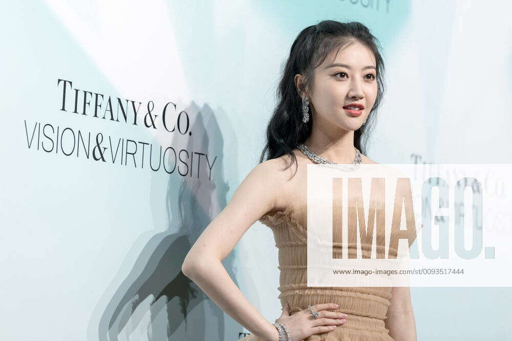 Chinese Actress Jing Tian Wears A Nude Color Dress Attending The Hot