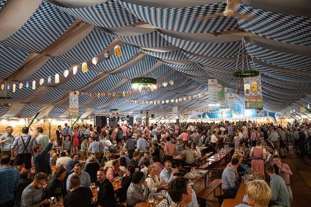 7 Karlsruher Oktoberfest on 04 10 2019 in Karlsruhe Messplatz , Germany ...