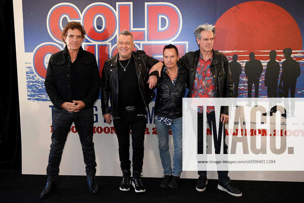 COLD CHISEL PRESS CONFERENCE, (L-R) Members of Australian rock band ...