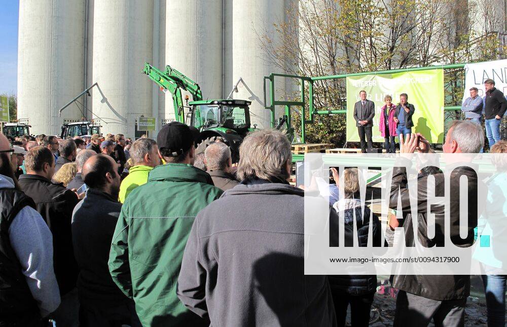 Nationwide farmer strike 22 10 2019 , Erfurt, strike of the farmers