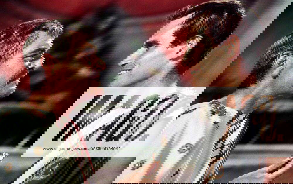 Jack Hawkins & Charlton Heston Characters Quintus Arrius & Judah BenHur Film BenHur; Ben Hur