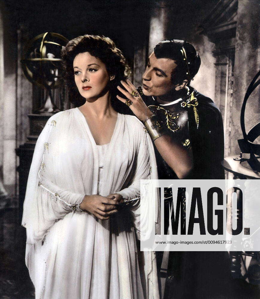 Susan Hayward & Jay Robinson Characters: Messalina, Caligula Film:  Demetrius And The Gladiators