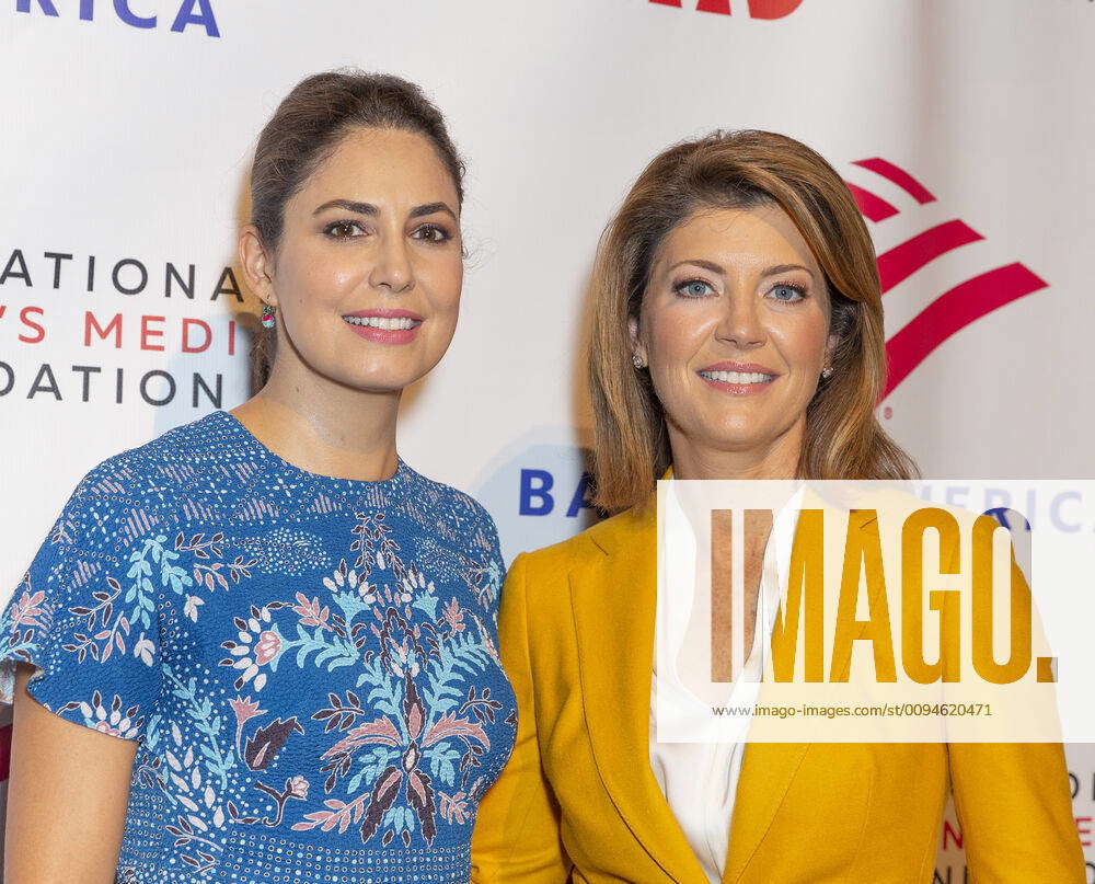 Women s Media Foundation s 2019 awards Cecilia Vega and Norah ODonnell  attend The International