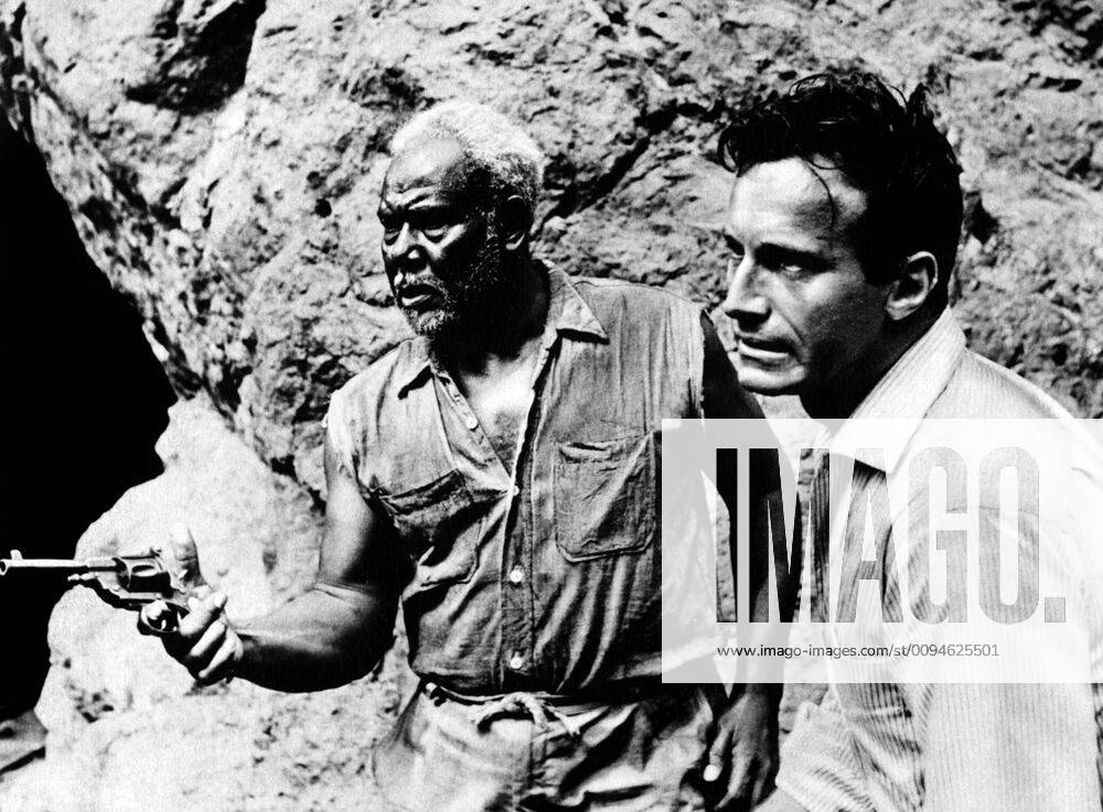 Rex Ingram And Helmut Dantine Film Hell On Devil S Island 1952 Director Christian Nyby 01 August 