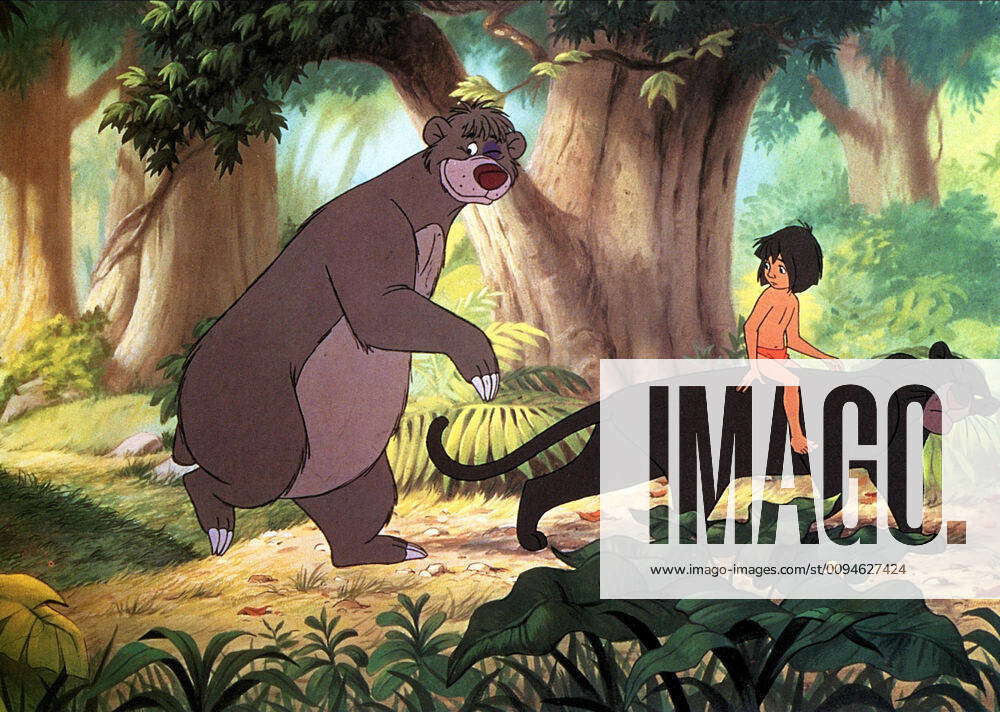 Baloo Mowgli Bagheera Film The Jungle Book Usa Director Wolfgang Reitherman October