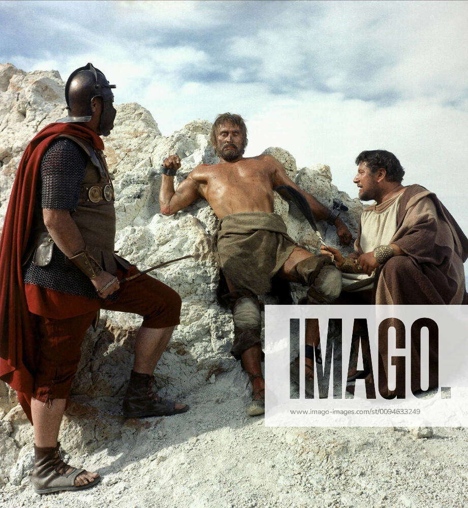 Kirk Douglas & Peter Ustinov Characters Spartacus & Lentulus Batiatus