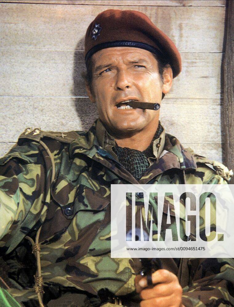 Roger Moore Characters: Lt. Shawn Fynn Film: The Wild Geese (UK CH 1978 ...