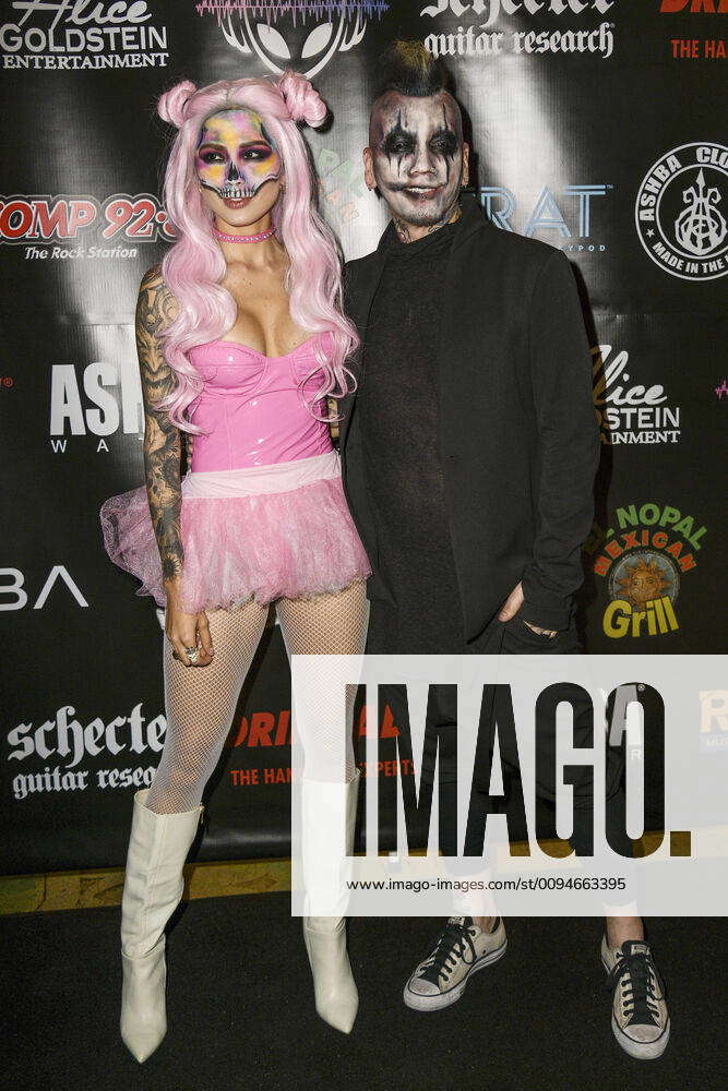 LAS VEGAS, NV OCTOBER 31 Nathalia Ashba and DJ Ashba pictured as DJ