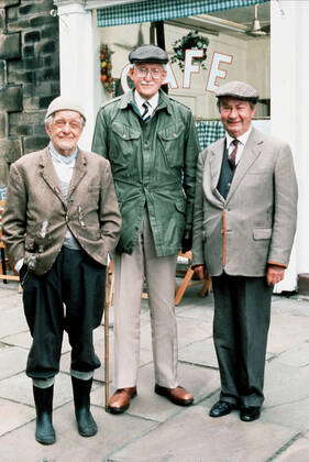 Bill Owen, Brian Wilde & Peter Sallis Characters: Compo Simmonite,Foggy ...