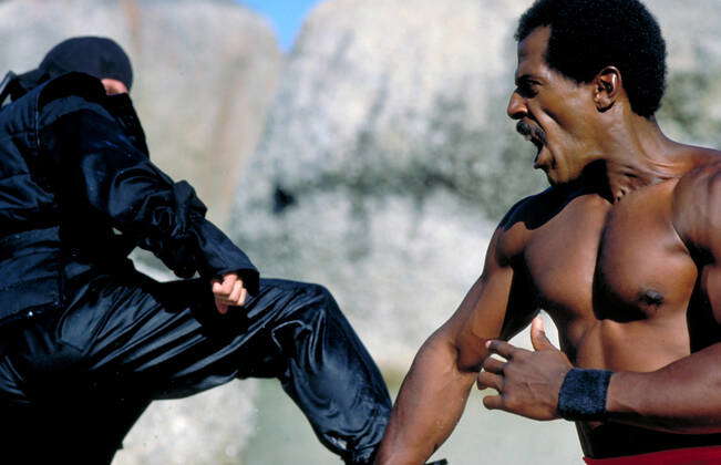 Steve James Characters: Sgt. Curtis Jackson Film: American Ninja 2: The Confrontation Director: Sam