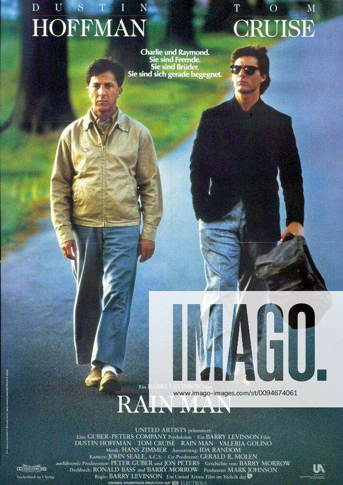 Dustin Hoffman & Tom Cruise Characters: Raymond Babbitt & Charlie ...