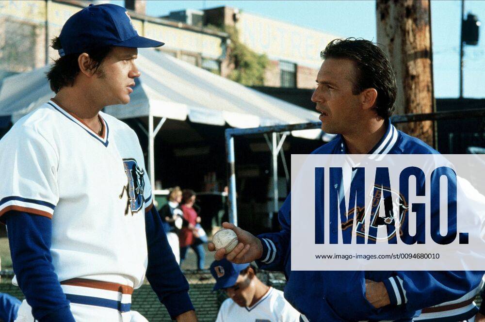 Tim Robbins And Kevin Costner Characters Ebby Calvin Nuke Laloosh And Crash Davis Film Bull Durham