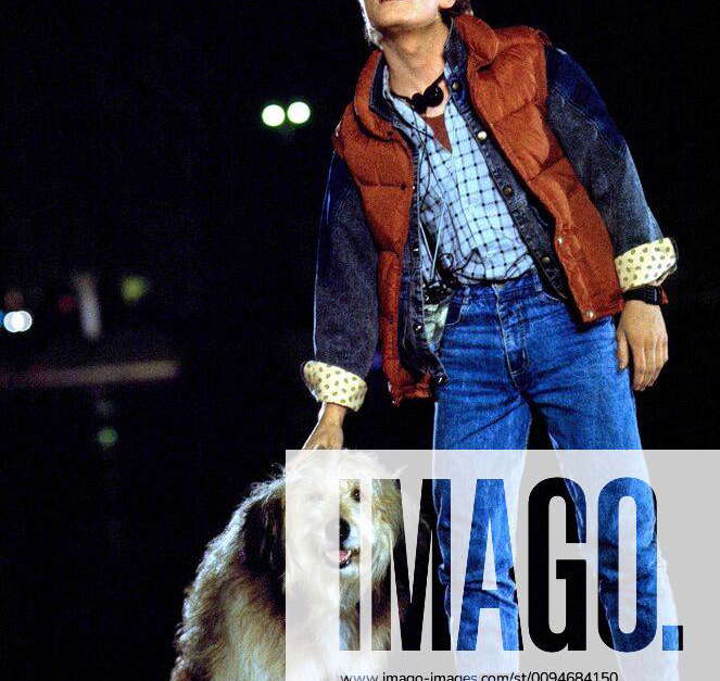 Michael J. Fox & Dog Characters: Marty McFly Film: Back To The Future ...