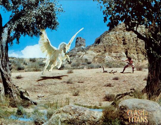 Harry Hamlin & Medusa Head Characters: Perseus & Film: Clash Of The Titans  (USA 1981) Director