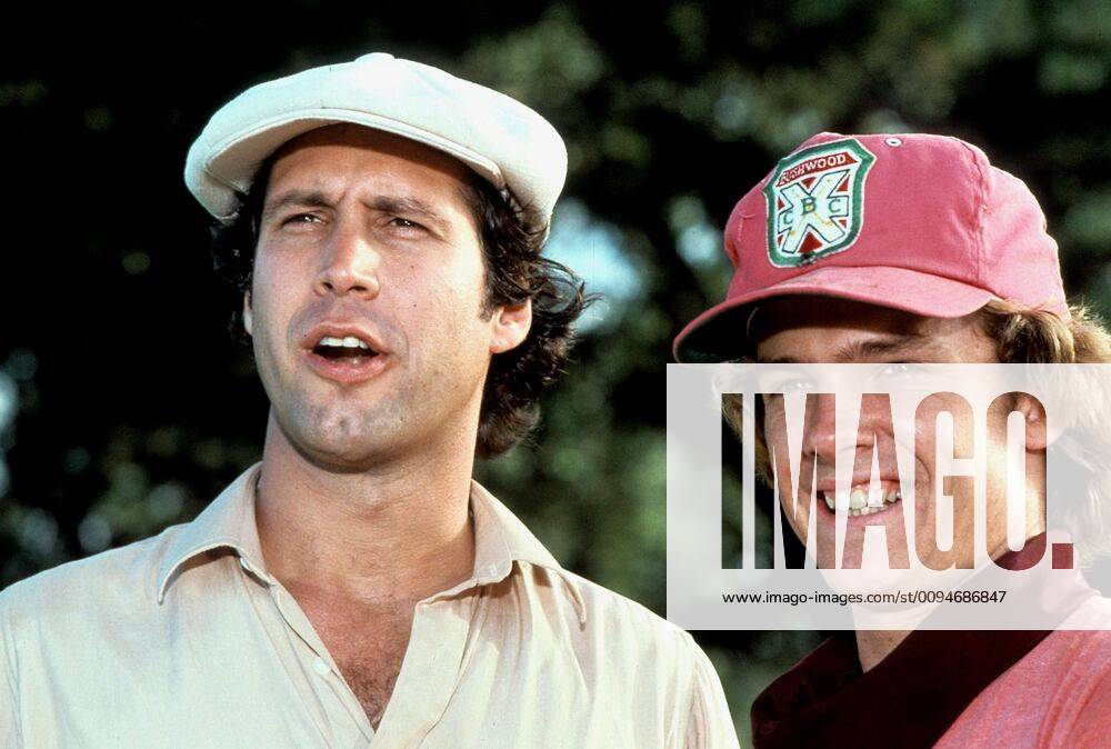 Chevy Chase & Michael O Keefe Characters Ty b & Film Caddyshack (1981) Director Harold Ramis