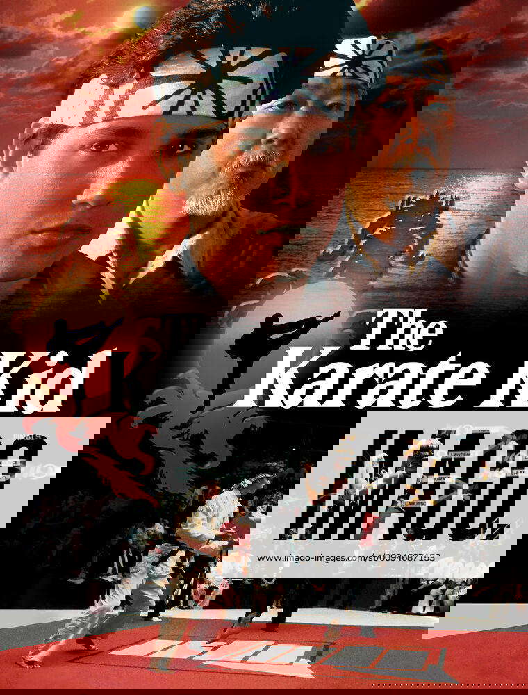 Pat Morita & Ralph Macchio Poster Characters Mr. Kesuke Miyagi, Daniel Larusso Film The Karate