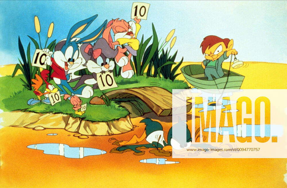 Little Beeper, Buster Bunny, Sweetie, Fifi La Fume, Babs Bunny, Plucky ...
