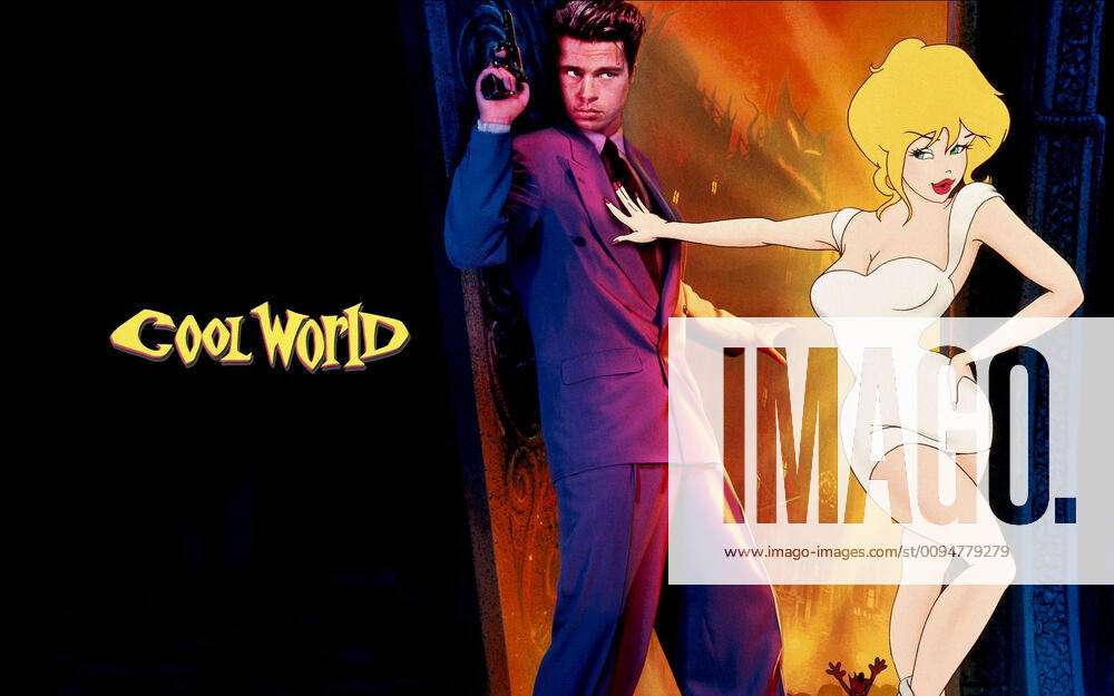 Brad Pitt Characters Detective Frank Harris Film Cool World Usa 1992 Director Ralph Bakshi 10 J