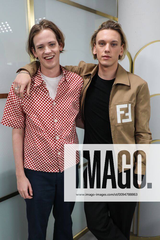 Jamie Campbell Bower and Sam Bower in Warsaw Jamie Campbell Bower and