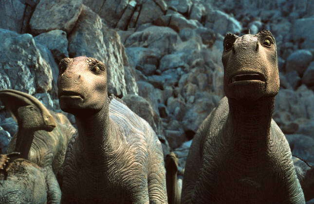 Neera & Aladar Characters: Neera & Aladar Film: Dinosaur (2000 ...