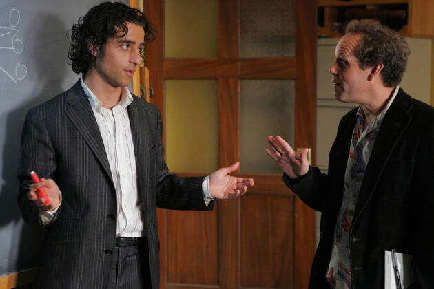 David Krumholtz & Peter Macnicol Characters: Charlie Eppes, Dr. Larry ...