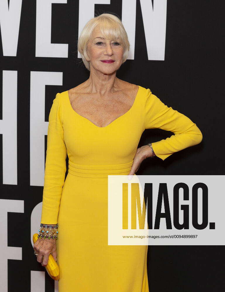 The Good Liar New York Premiere Dame Helen Mirren wearing dress by ...