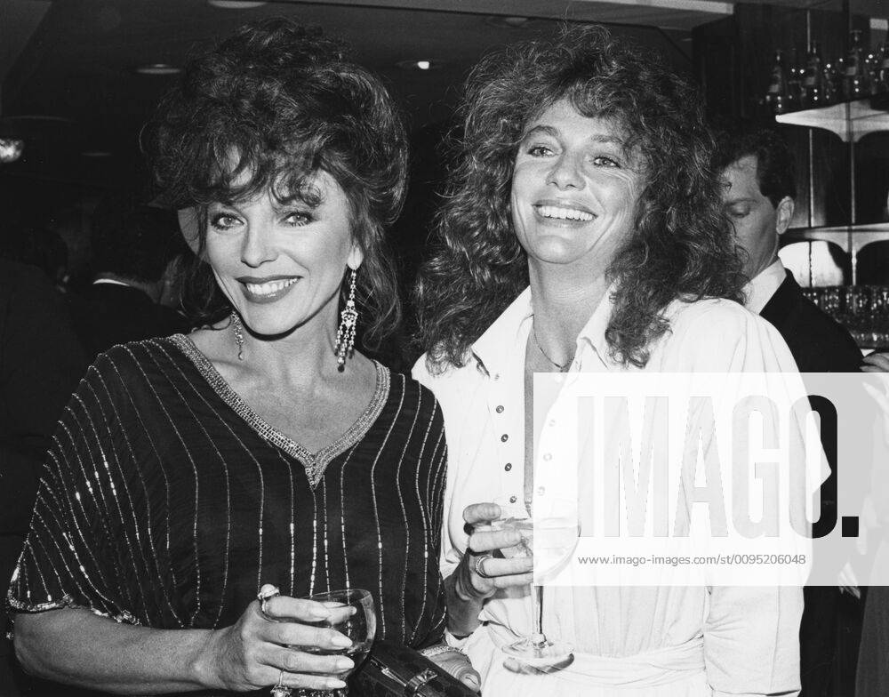 Jacqueline Bisset And Joan Collins Los Angeles.CA.USA. LIBRARY ...