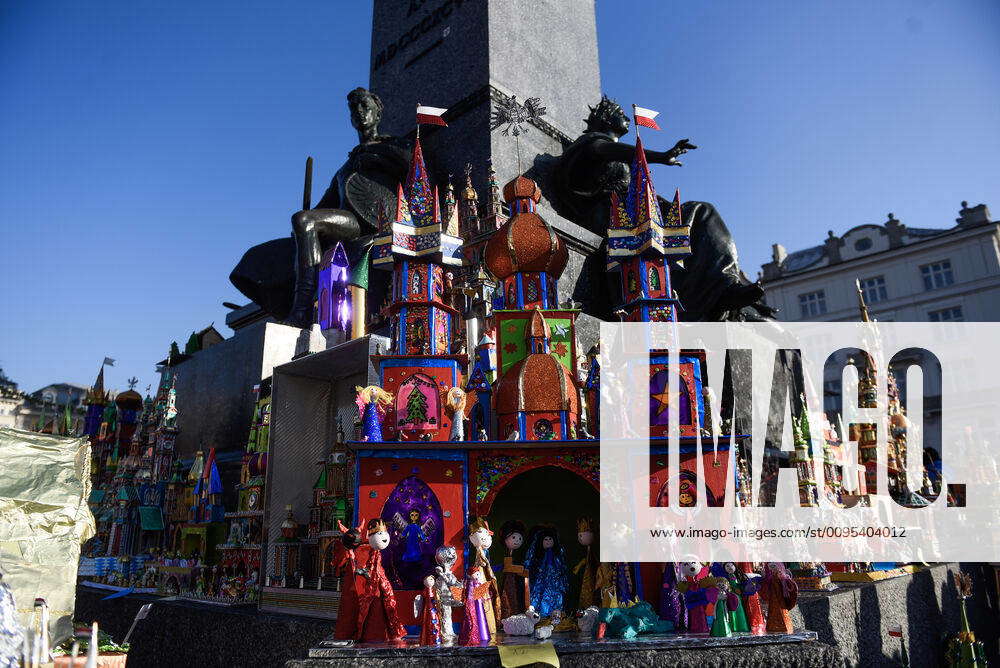 Krakow, Poland: View of the nativity scenes during the 77th edition of ...