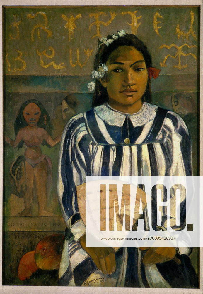 Paul Gauguin Work Merahi metua no Tehamana or the ancestors of Teha ...