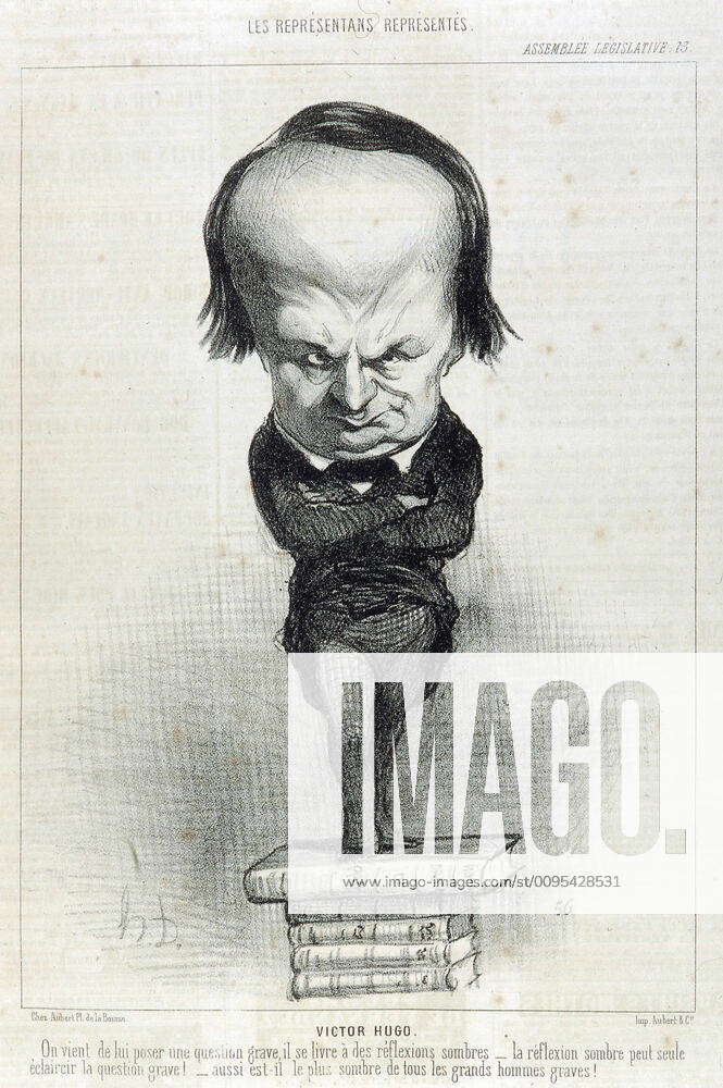 Victor HUGO Work Cartoon Portrait of Victor HUGO 1802 1885 by DAUMIER ...